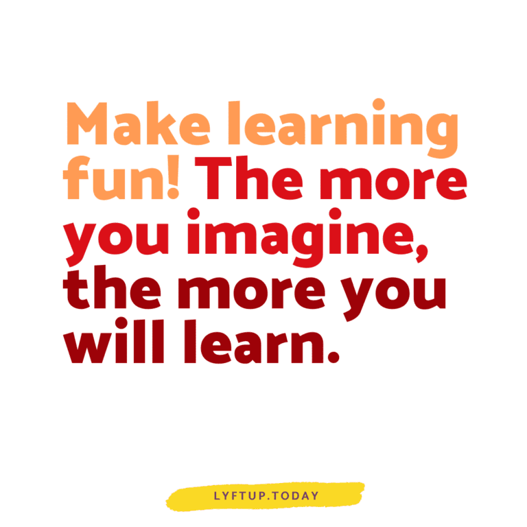 lyftup - Make learning fun! The more you imagine, the more you will learn.