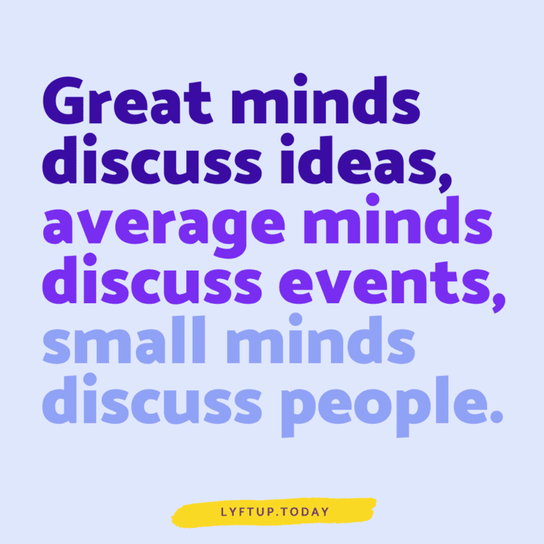 lyftup.today - great minds discuss ideas