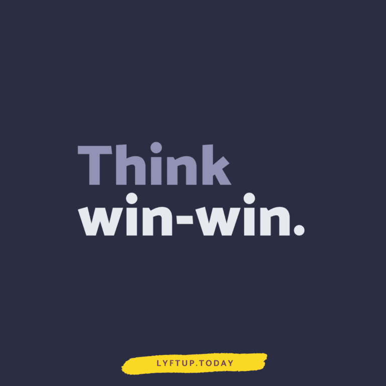 Think win-win