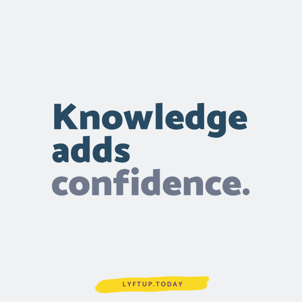 lyftup - knowledge adds confidence